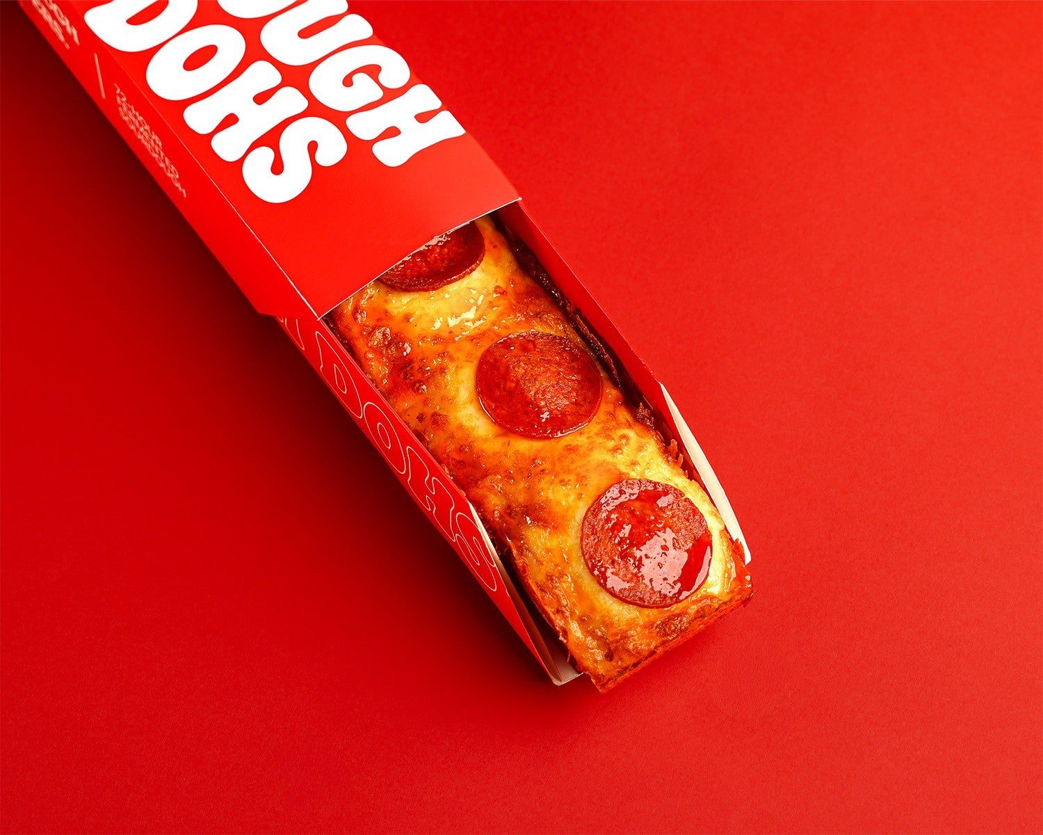 Dough Dohs hot honey pepperoni Detroit-style pizza